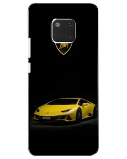 Чехол для Huawei Mate 20 (HMA-L09, HMA-L29) с картинкой «Lamborghini желтый акцент»