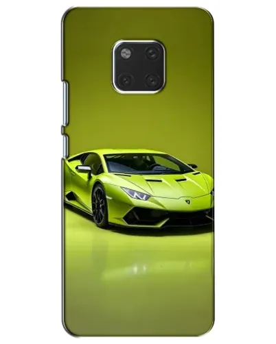 Чехол для Huawei Mate 20 (HMA-L09, HMA-L29) с картинкой «Салатовый Lamborghini Huracan»