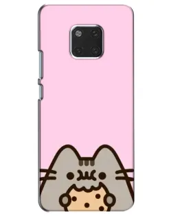 Чехол для Huawei Mate 20 (HMA-L09, HMA-L29) с картинкой «Pusheen и печенье» Чехол для Huawei Mate 20 (HMA-L09, HMA-L29) с картинкой «Pusheen и печенье»