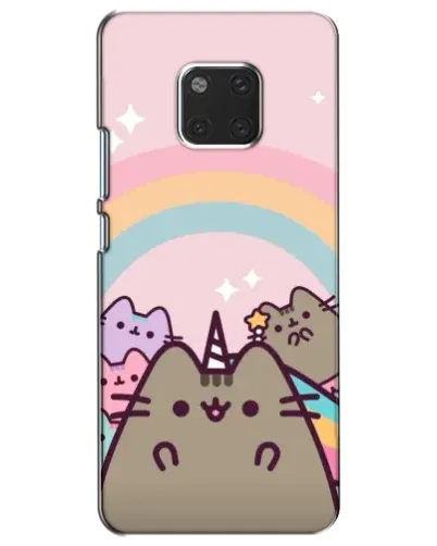 Чехол для Huawei Mate 20 (HMA-L09, HMA-L29) с картинкой «Единорог Pusheen»