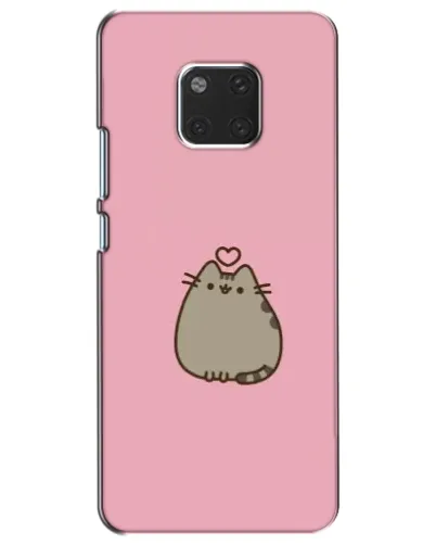 Чехол для Huawei Mate 20 (HMA-L09, HMA-L29) с картинкой «Pusheen сердце»