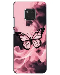 Чехол для Huawei Mate 20 (HMA-L09, HMA-L29) с картинкой «Бабочка в дыму»