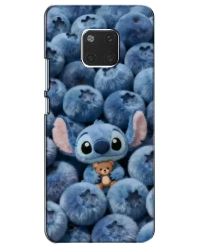 Чехол для Huawei Mate 20 (HMA-L09, HMA-L29) с картинкой «Стич и голубика»