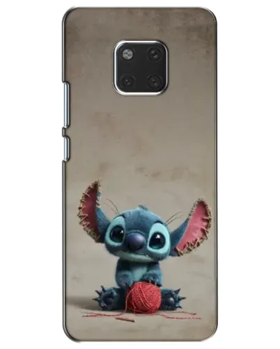 Чехол для Huawei Mate 20 (HMA-L09, HMA-L29) с картинкой «Стич на коричневом фоне»
