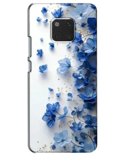 Чохол для Huawei Mate 20 (HMA-L09, HMA-L29) з картинкою «Блакитний квітковий каскад»