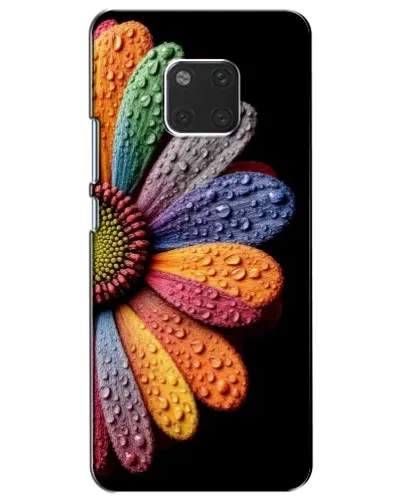 Чохол для Huawei Mate 20 (HMA-L09, HMA-L29) з картинкою «Райдужна квітка»