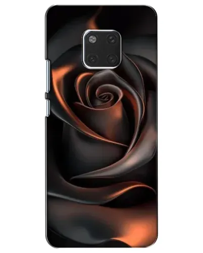 Чохол для Huawei Mate 20 (HMA-L09, HMA-L29) з картинкою «Шовкова чорна троянда»
