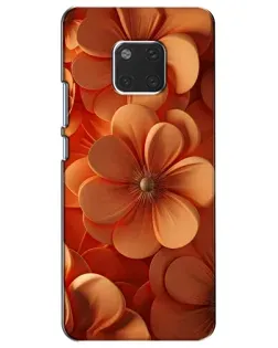 Чохол для Huawei Mate 20 (HMA-L09, HMA-L29) з картинкою «Помаранчева макро квітка»