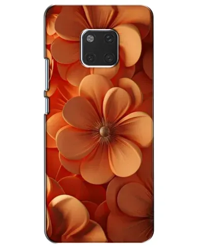 Чохол для Huawei Mate 20 (HMA-L09, HMA-L29) з картинкою «Помаранчева макро квітка»