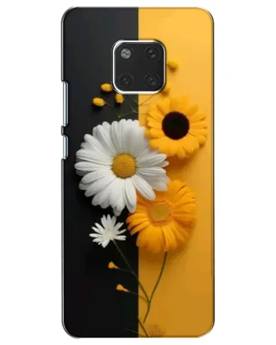 Чохол для Huawei Mate 20 (HMA-L09, HMA-L29) з картинкою «Соняшник та ромашка»