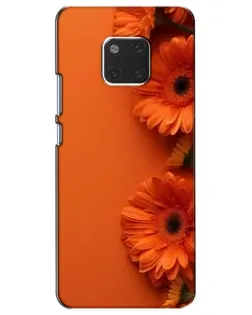 Чохол для Huawei Mate 20 (HMA-L09, HMA-L29) з картинкою «Помаранчеві гербери»