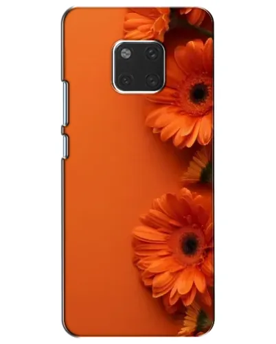 Чохол для Huawei Mate 20 (HMA-L09, HMA-L29) з картинкою «Помаранчеві гербери»