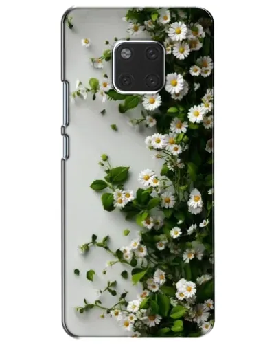 Чохол для Huawei Mate 20 (HMA-L09, HMA-L29) з картинкою «Гілка дрібних білих квітів»