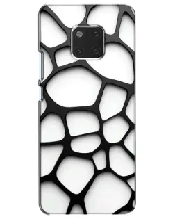 Чехол для Huawei Mate 20 (HMA-L09, HMA-L29) с картинкой «Белая объемная сетка» Чехол для Huawei Mate 20 (HMA-L09, HMA-L29) с картинкой «Белая объемная сетка»