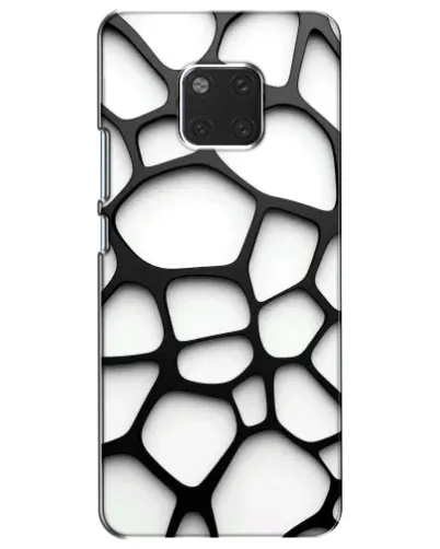 Чехол для Huawei Mate 20 (HMA-L09, HMA-L29) с картинкой «Белая объемная сетка» Чехол для Huawei Mate 20 (HMA-L09, HMA-L29) с картинкой «Белая объемная сетка»