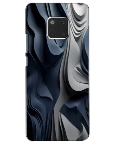 Чехол для Huawei Mate 20 (HMA-L09, HMA-L29) с картинкой «Объемные синие складки» Чехол для Huawei Mate 20 (HMA-L09, HMA-L29) с картинкой «Объемные синие складки»