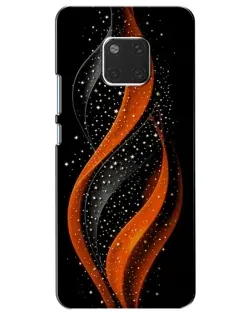 Чехол для Huawei Mate 20 (HMA-L09, HMA-L29) с картинкой «Огненная звездная волна»
