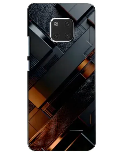 Чехол для Huawei Mate 20 (HMA-L09, HMA-L29) с картинкой «Черные геометрические блоки» Чехол для Huawei Mate 20 (HMA-L09, HMA-L29) с картинкой «Черные геометрические блоки»