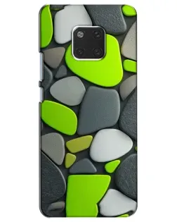 Чехол для Huawei Mate 20 (HMA-L09, HMA-L29) с картинкой «Яркая неоновая галька»
