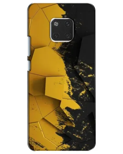Чехол для Huawei Mate 20 (HMA-L09, HMA-L29) с картинкой «Золотые осколки геометрии» Чехол для Huawei Mate 20 (HMA-L09, HMA-L29) с картинкой «Золотые осколки геометрии»