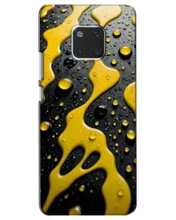Чехол для Huawei Mate 20 (HMA-L09, HMA-L29) с картинкой «Жидкое желтое золото»
