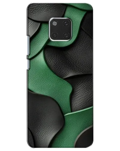 Чехол для Huawei Mate 20 (HMA-L09, HMA-L29) с картинкой «Зеленые кожаные волны» Чехол для Huawei Mate 20 (HMA-L09, HMA-L29) с картинкой «Зеленые кожаные волны»