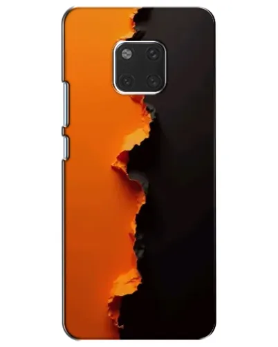 Чехол для Huawei Mate 20 (HMA-L09, HMA-L29) с картинкой «Оранжевый разлом» Чехол для Huawei Mate 20 (HMA-L09, HMA-L29) с картинкой «Оранжевый разлом»