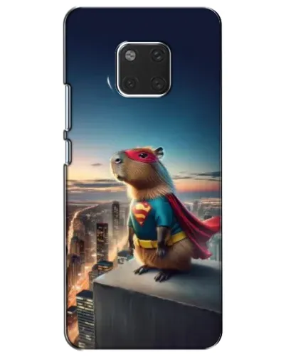 Чехол для Huawei Mate 20 (HMA-L09, HMA-L29) с картинкой «Капи-мен супергерой»