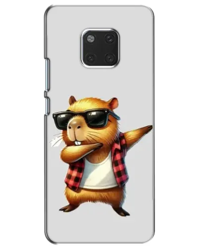 Чехол для Huawei Mate 20 (HMA-L09, HMA-L29) с картинкой «Капибара рэпер даб»