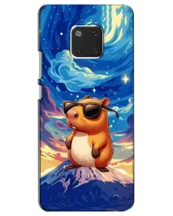 Чехол для Huawei Mate 20 (HMA-L09, HMA-L29) с картинкой «Капибара Ван Гога»
