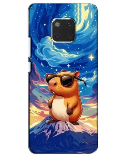 Чехол для Huawei Mate 20 (HMA-L09, HMA-L29) с картинкой «Капибара Ван Гога»