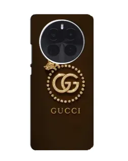 Чехол для Huawei Mate 70 Air с картинкой «Gucci — золотая бабочка»