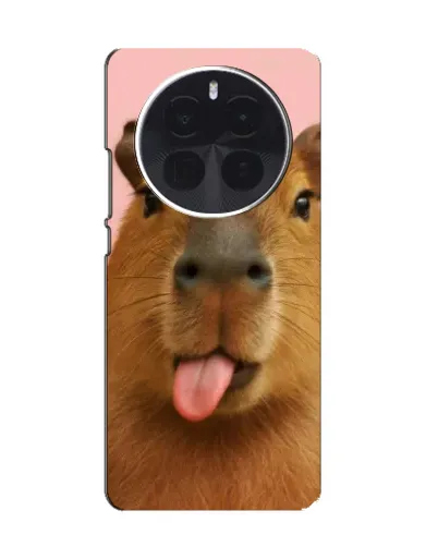 Чехол для Huawei Mate 70 Air с картинкой «Капибара с языком»