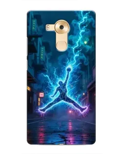 Чехол для Huawei Mate 8 (NXT) с картинкой «Jordan Gold Jumpman»