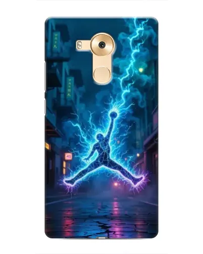Чехол для Huawei Mate 8 (NXT) с картинкой «Jordan Gold Jumpman»