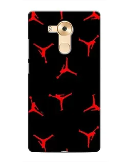 Чехол для Huawei Mate 8 (NXT) с картинкой «Jordan Red Pattern»
