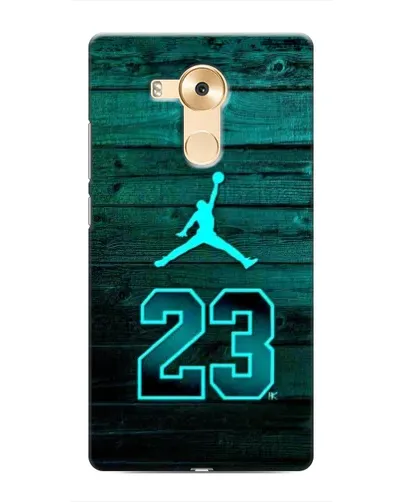 Чехол для Huawei Mate 8 (NXT) с картинкой «Jordan Cyan 23»