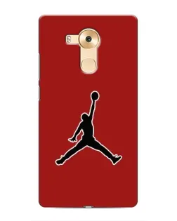 Чехол для Huawei Mate 8 (NXT) с картинкой «Jordan Red Back»