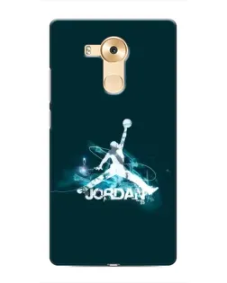 Чехол для Huawei Mate 8 (NXT) с картинкой «Jordan Blue Fire»