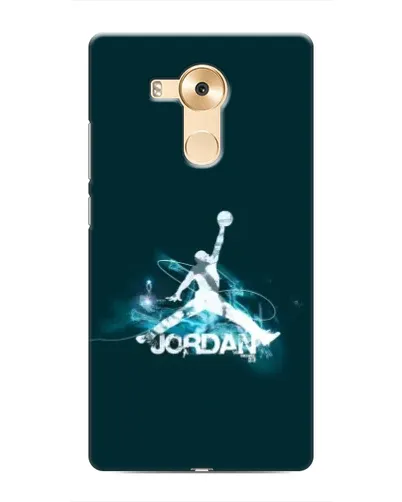 Чехол для Huawei Mate 8 (NXT) с картинкой «Jordan Blue Fire»