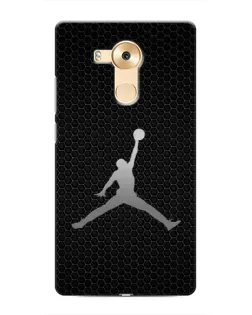 Чехол для Huawei Mate 8 (NXT) с картинкой «Jordan Dark Carbon»