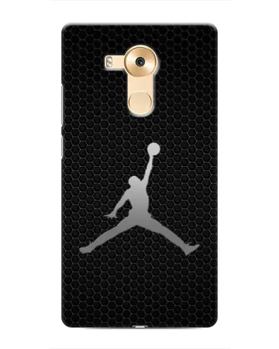 Чехол для Huawei Mate 8 (NXT) с картинкой «Jordan Dark Carbon»