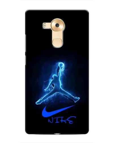 Чехол для Huawei Mate 8 (NXT) с картинкой «Jordan Neon Blue»
