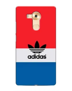 Чехол для Huawei Mate 8 (NXT) с картинкой «Ретро блоки Adidas»