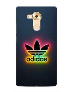 Чехол для Huawei Mate 8 (NXT) с картинкой «Неоновый Adidas»