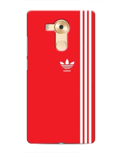 Чехол для Huawei Mate 8 (NXT) с картинкой «Красный минимализм Adidas»