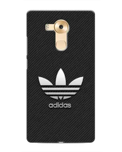 Чехол для Huawei Mate 8 (NXT) с картинкой «Adidas Карбоновая текстура»
