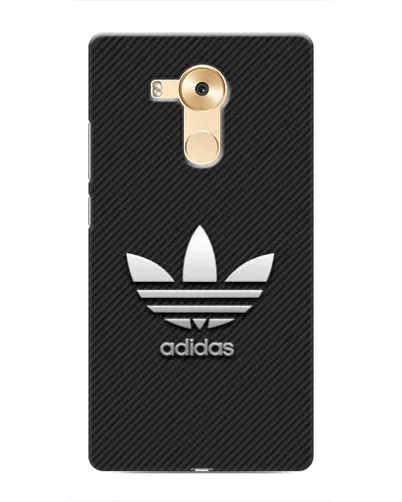 Чехол для Huawei Mate 8 (NXT) с картинкой «Adidas Карбоновая текстура»