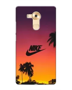 Чехол для Huawei Mate 8 (NXT) с картинкой «Nike на закате солнца»