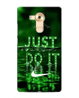 Чехол для Huawei Mate 8 (NXT) с картинкой «Зеленый неоновый Nike»